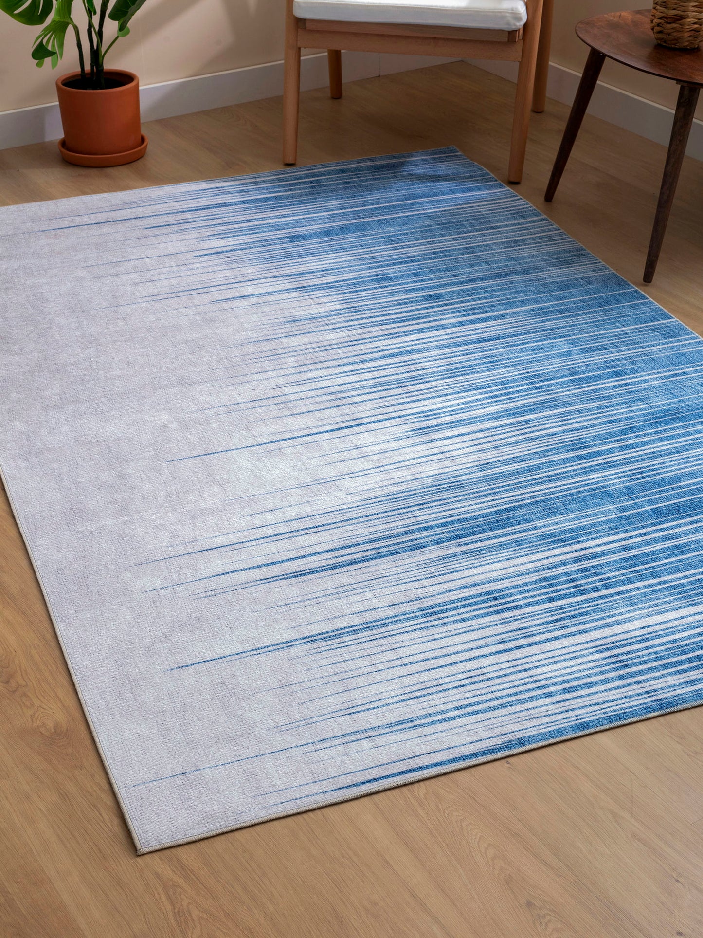 Kaleen Boho Patio Collection Blue LtBlue Runner 2'3" x 7'6"