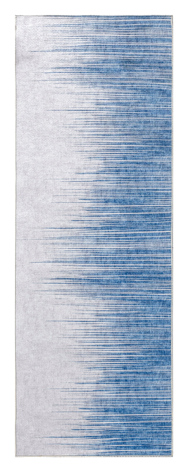 Kaleen Boho Patio Collection Blue LtBlue Runner 2'3" x 7'6"