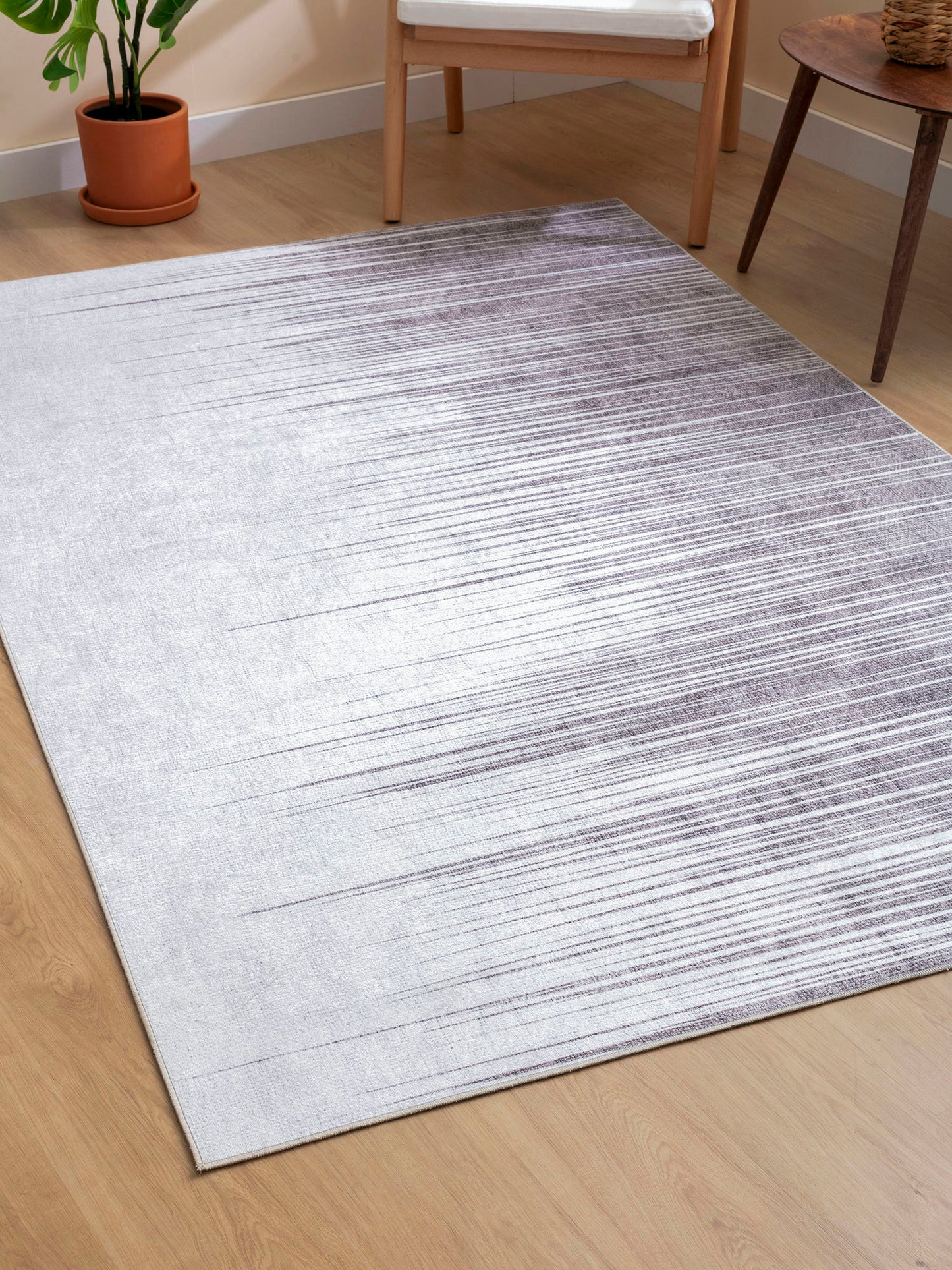 Kaleen Boho Patio Collection Light Pewter Throw Rug 3' x 5'