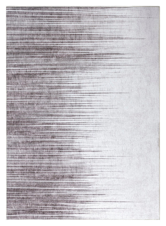 Kaleen Boho Patio Collection Light Pewter Area Rug 8' x 10'