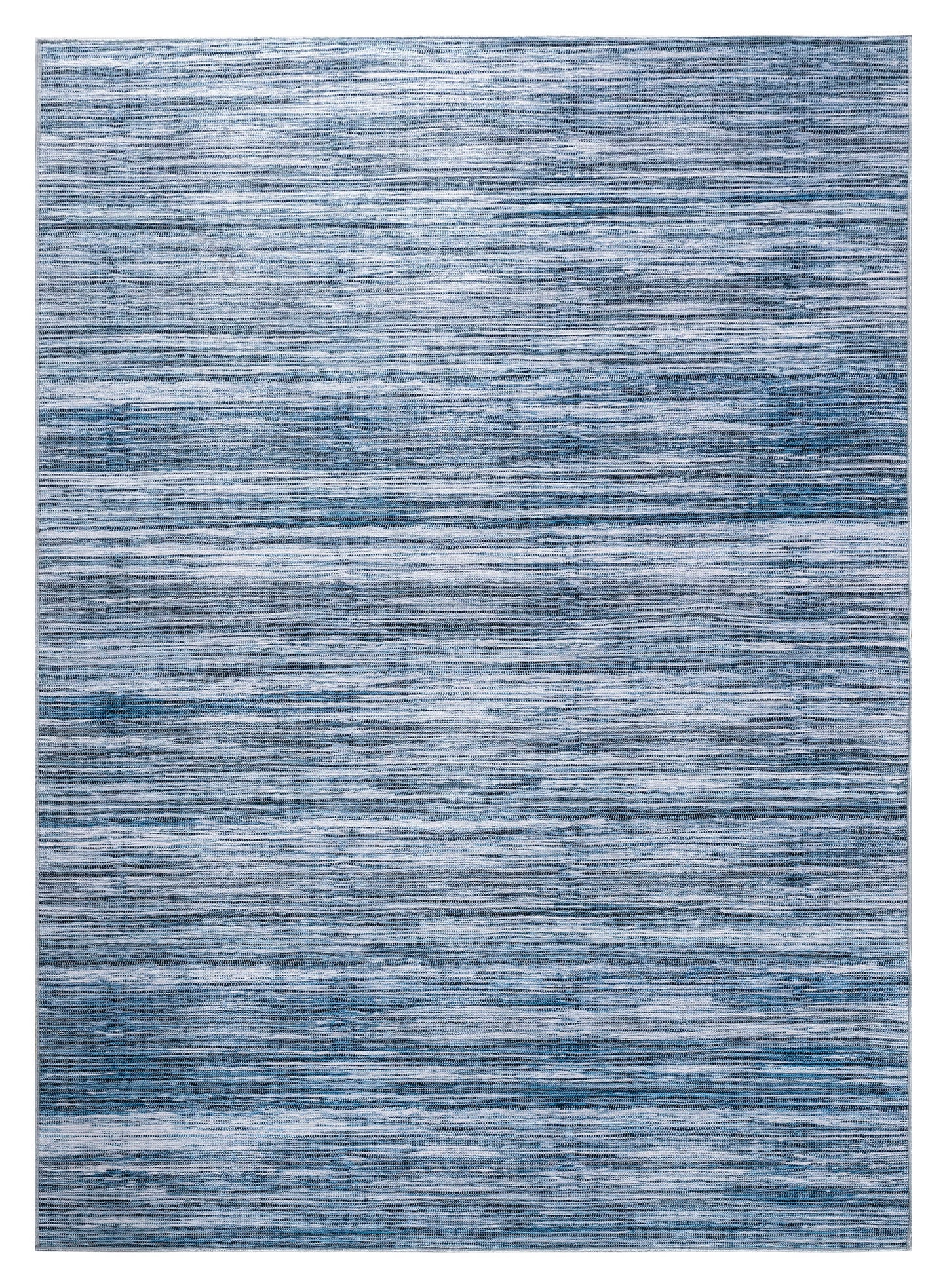 Kaleen Boho Patio Collection Dark Denim Area Rug 8' x 10'