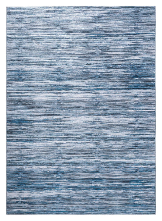 Kaleen Boho Patio Collection Dark Denim Area Rug 8' x 10'