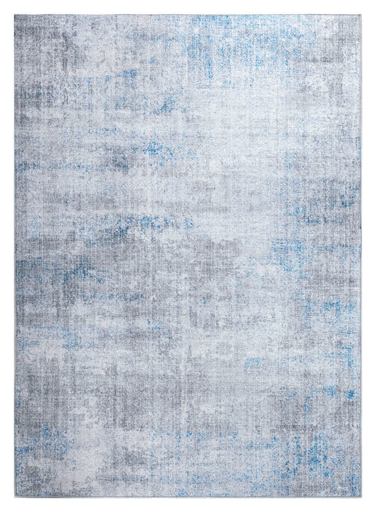 Kaleen Boho Patio Collection Blue Gray Area Rug 8' x 10'