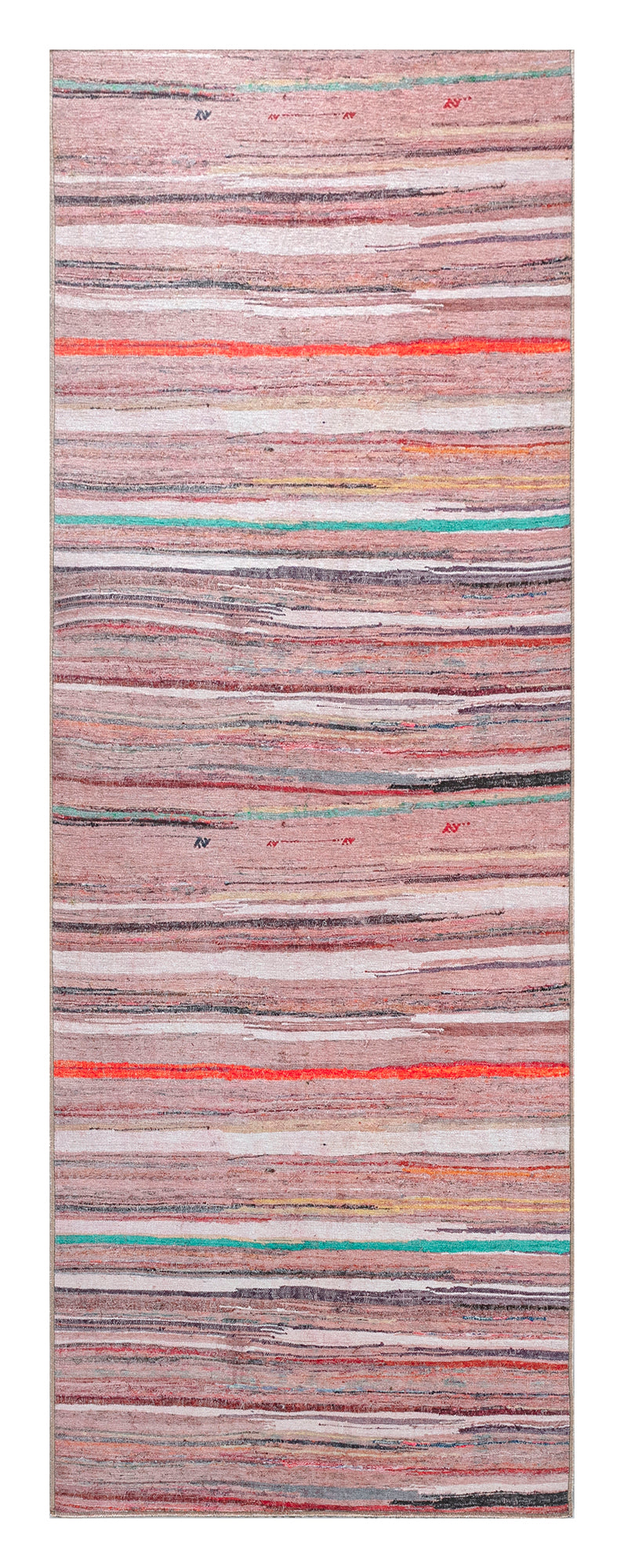 Kaleen Boho Patio Collection Multi Clay Throw Rug 3' x 5'