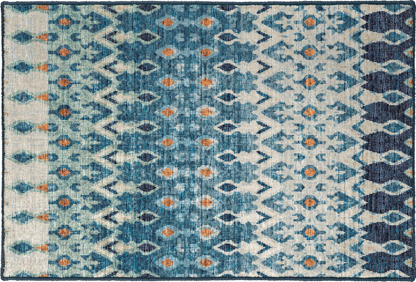 Brisbane BR1 Indigo 1'8" x 2'6" Rug