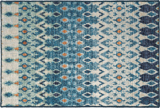 Brisbane BR1 Indigo 1'8" x 2'6" Rug