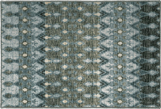 Brisbane BR1 Mineral Blue 1'8" x 2'6" Rug