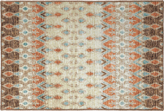 Brisbane BR1 Mocha 1'8" x 2'6" Rug