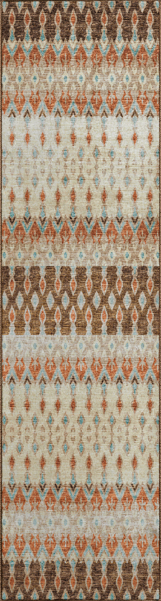 Brisbane BR1 Mocha 2'3" x 7'6" Runner Rug