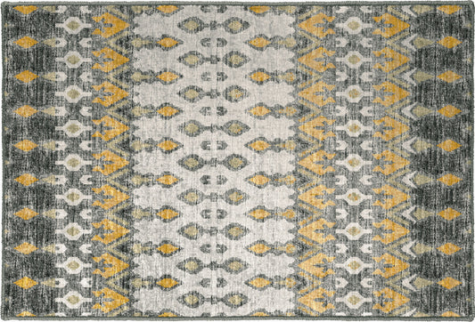Brisbane BR1 Pewter 1'8" x 2'6" Rug