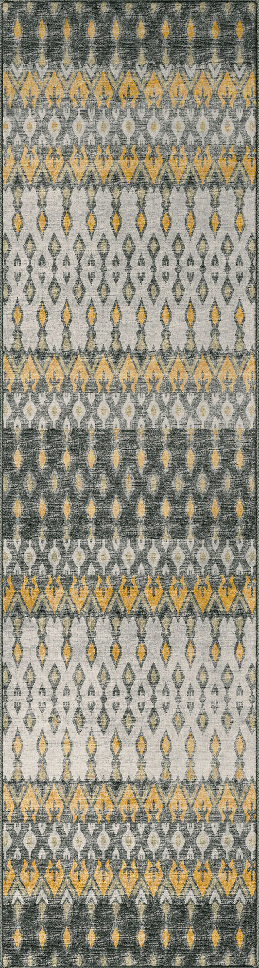 Brisbane BR1 Pewter 2'3" x 7'6" Runner Rug