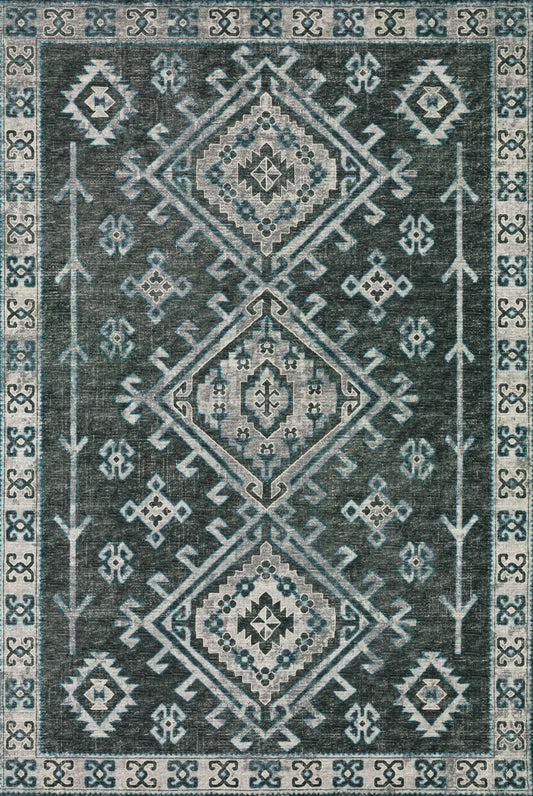 Brisbane BR2 Midnight 3' x 5' Rug