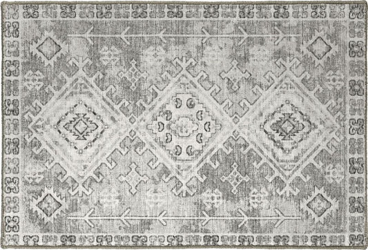 Brisbane BR2 Silver 1'8" x 2'6" Rug