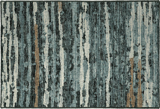 Brisbane BR4 Midnight 1'8" x 2'6" Rug