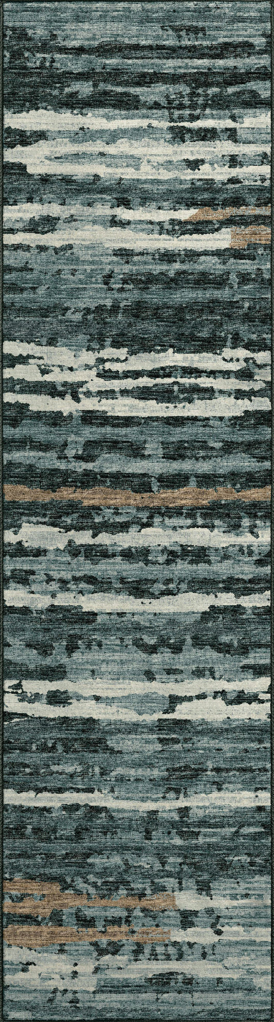 Brisbane BR4 Midnight 2'3" x 7'6" Runner Rug