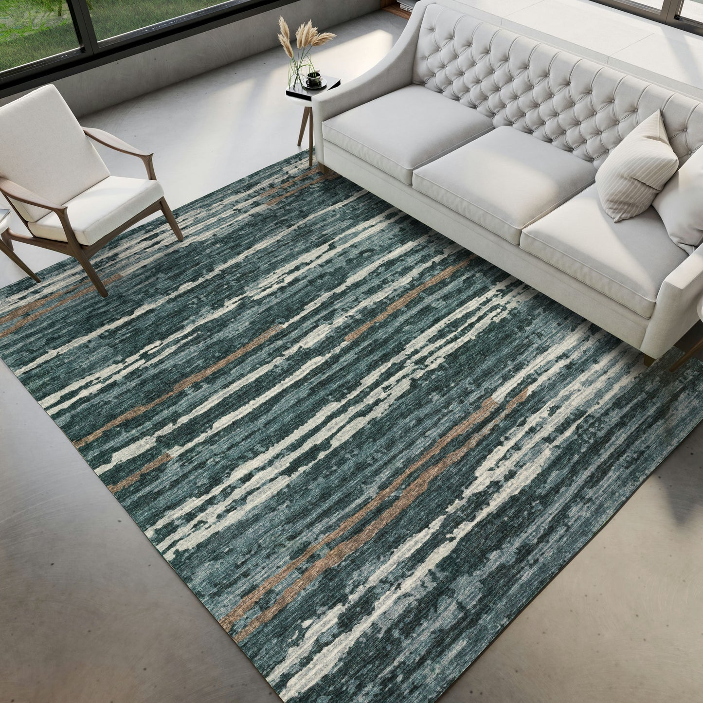 Brisbane BR4 Midnight 8' x 10' Rug