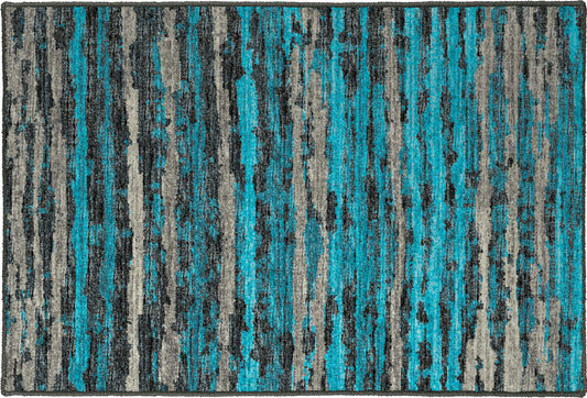 Brisbane BR4 Teal 1'8" x 2'6" Rug