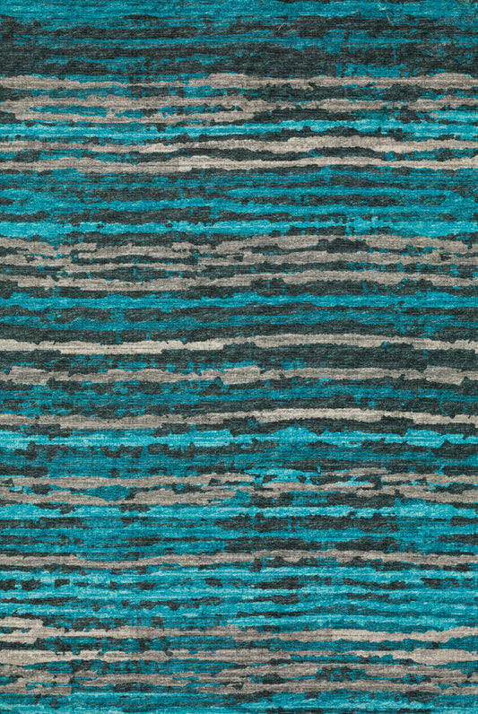 Brisbane BR4 Teal 8' x 10' Rug
