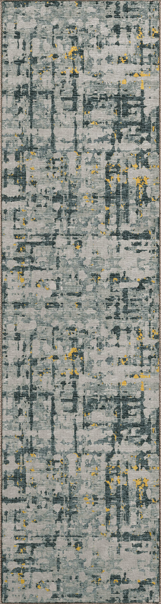 Brisbane BR5 Gold 2'3" x 7'6" Runner Rug