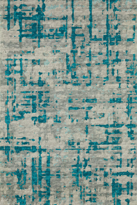 Brisbane BR5 Teal 8' x 10' Rug