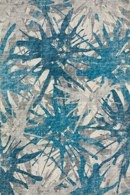 Brisbane BR6 Cobalt 5' x 7'6" Rug