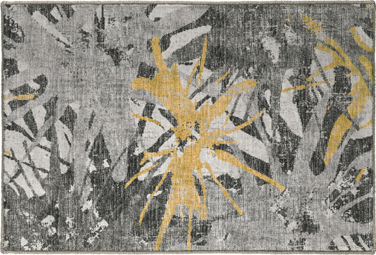 Brisbane BR6 Gold 1'8" x 2'6" Rug