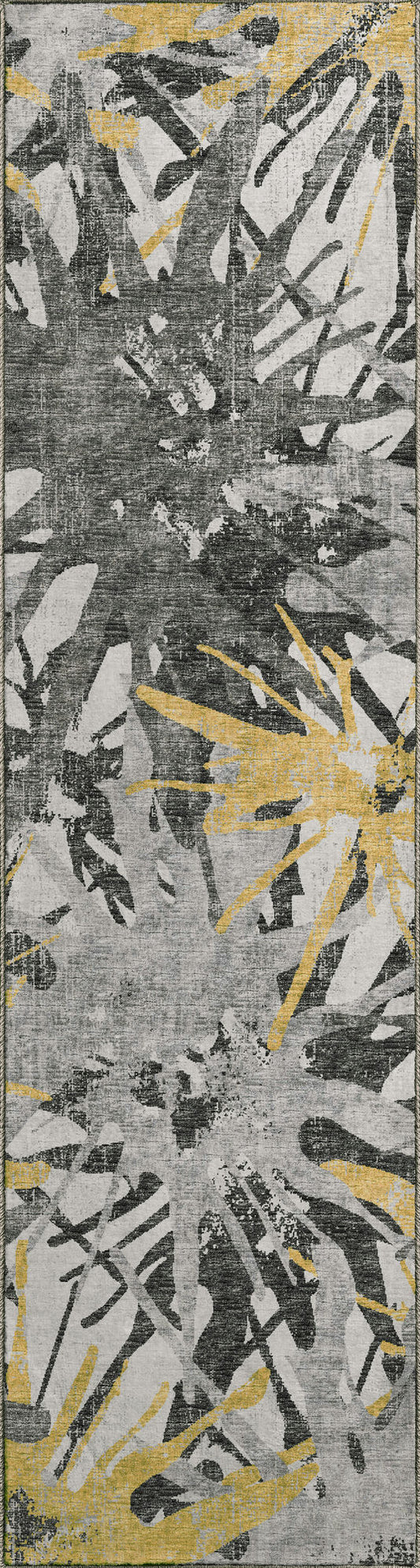 Brisbane BR6 Gold 2'3" x 7'6" Runner Rug