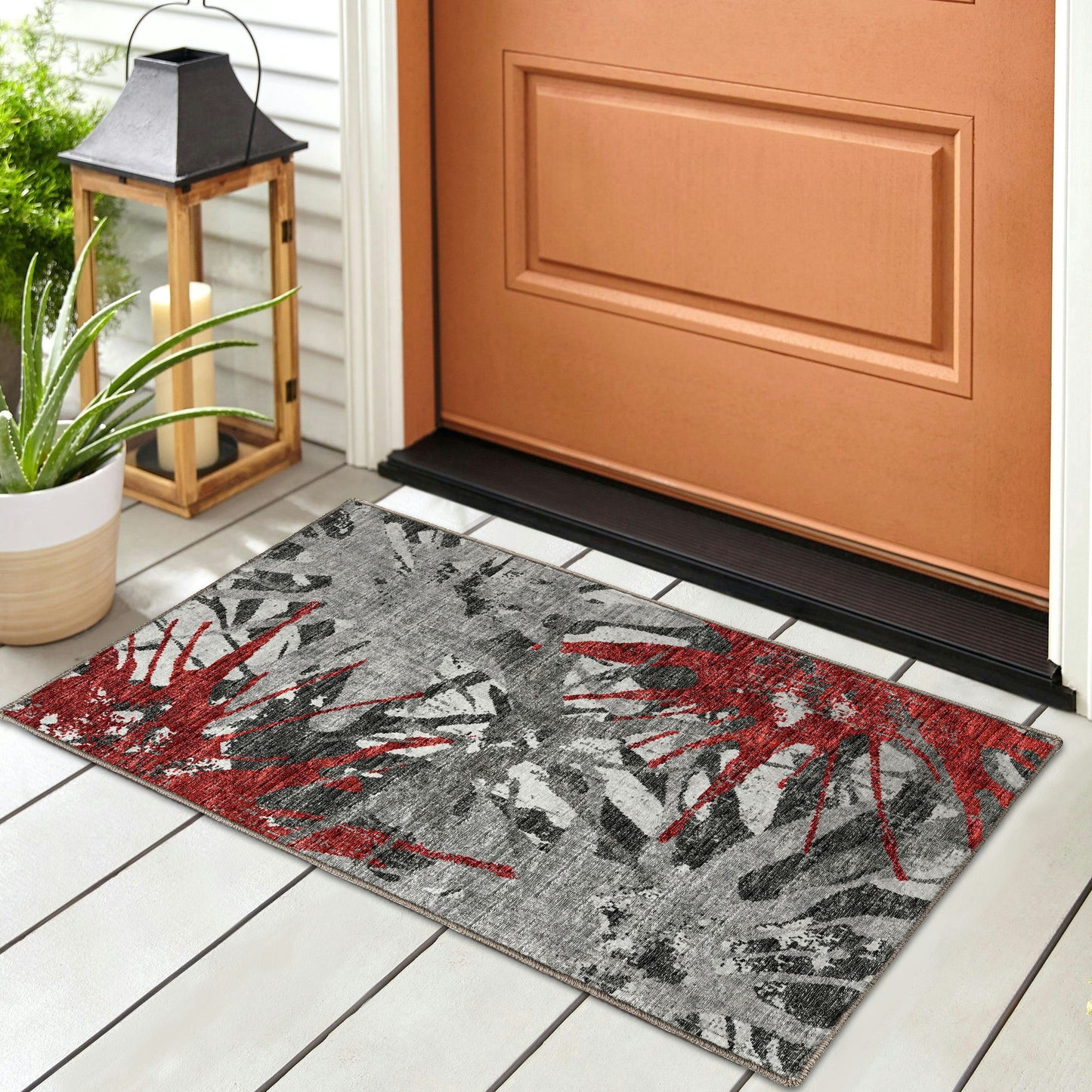 Brisbane BR6 Scarlet 1'8" x 2'6" Rug