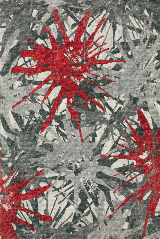 Brisbane BR6 Scarlet 5' x 7'6" Rug
