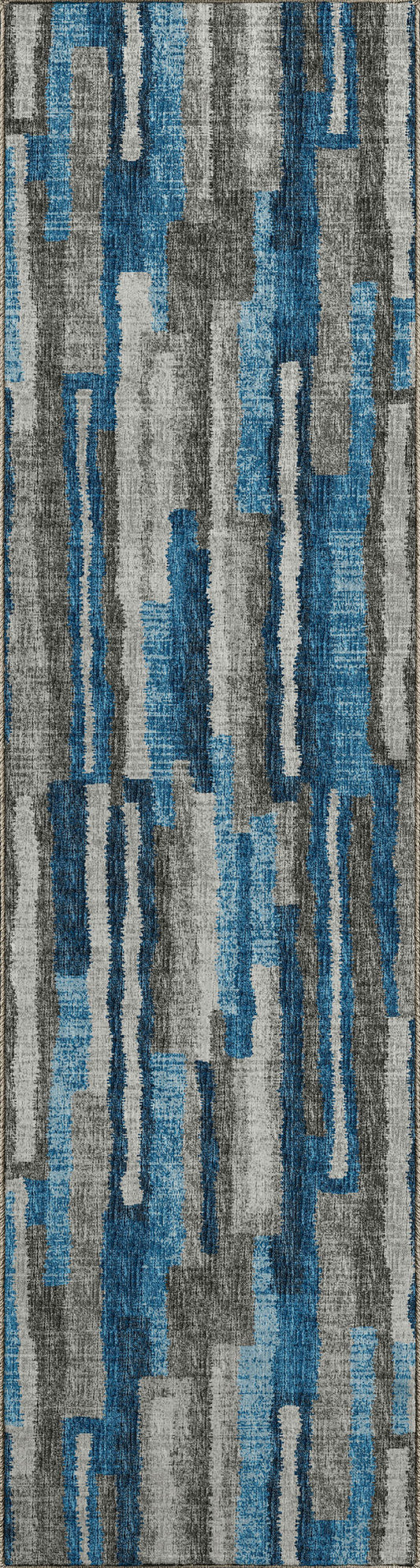 Brisbane BR7 Navy 2'3" x 7'6" Runner Rug