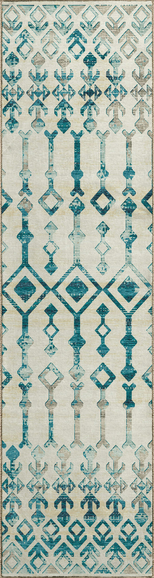 Brisbane BR8 Linen 2'3" x 7'6" Runner Rug