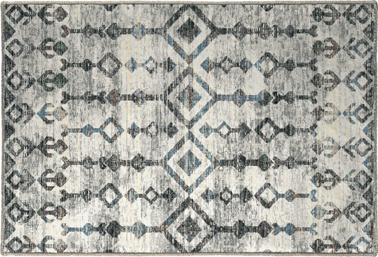 Brisbane BR8 Silver 1'8" x 2'6" Rug