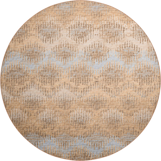 Brisbane BR9 Sandstone 8' x 8' Round Rug
