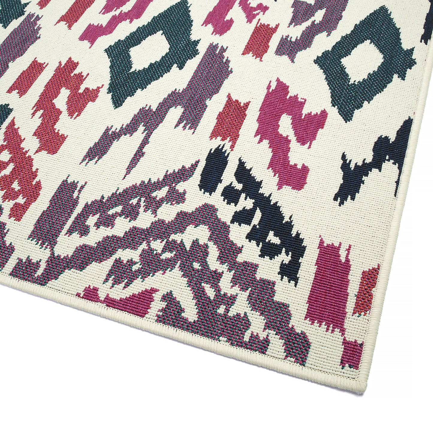Kaleen Bitki Collection Navy Purple Throw Rug 1'11" x 3'7"