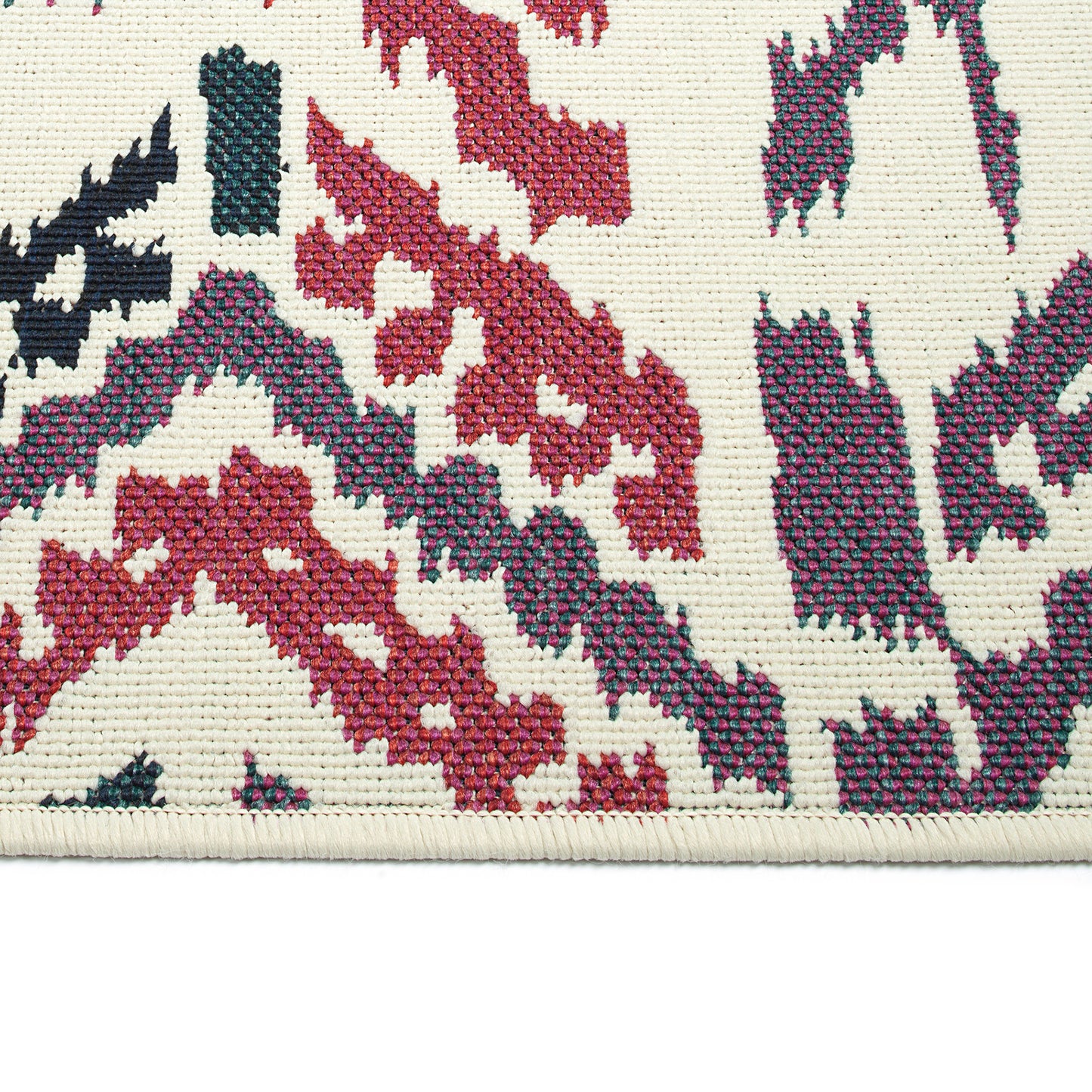 Kaleen Bitki Collection Navy Purple Area Rug 5'3" x 5'3"