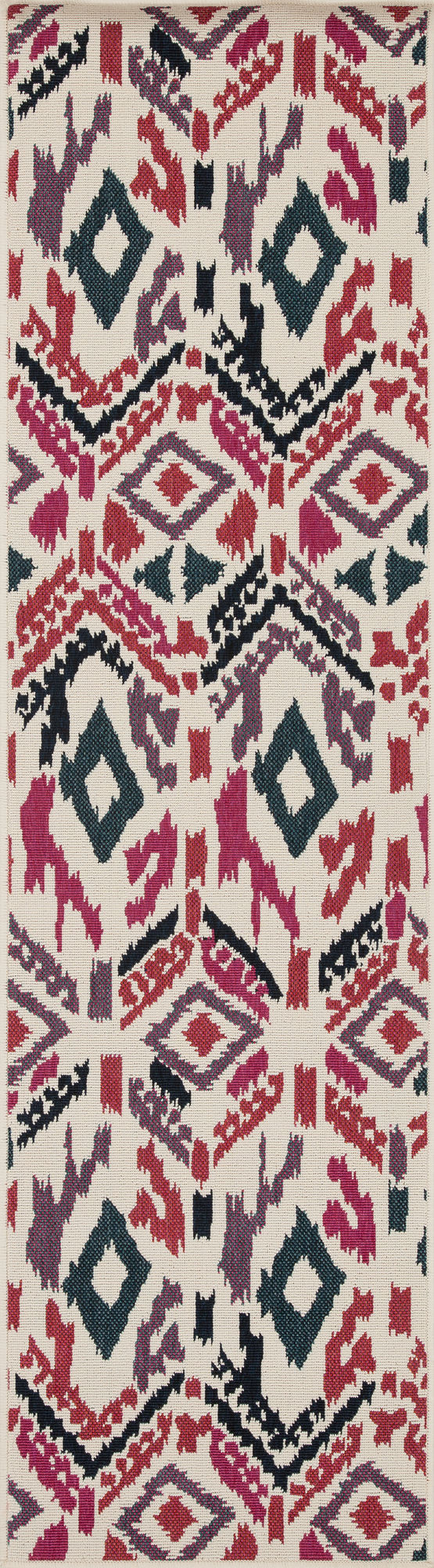 Kaleen Bitki Collection Navy Purple Throw Rug 1'11" x 3'7"