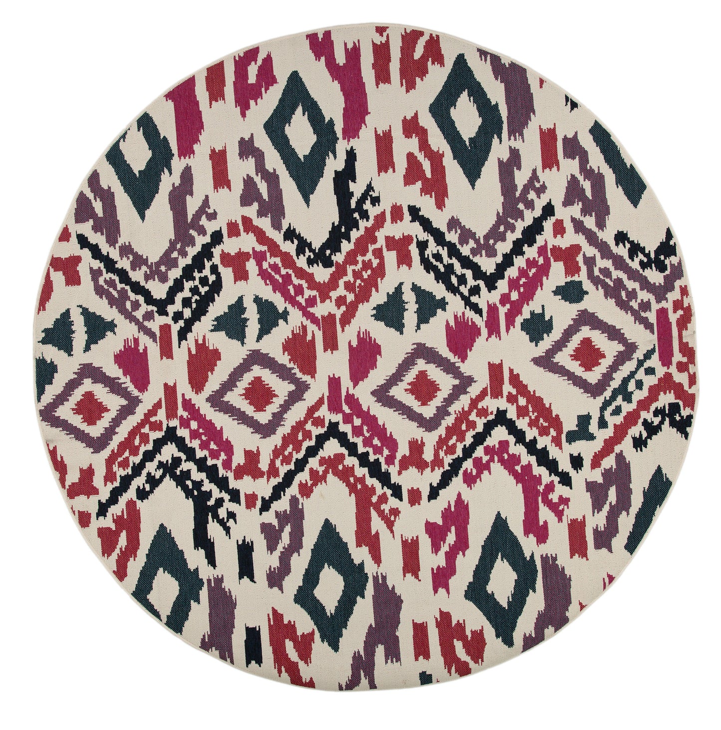 Kaleen Bitki Collection Navy Purple Runner 2'2" x 7'10"