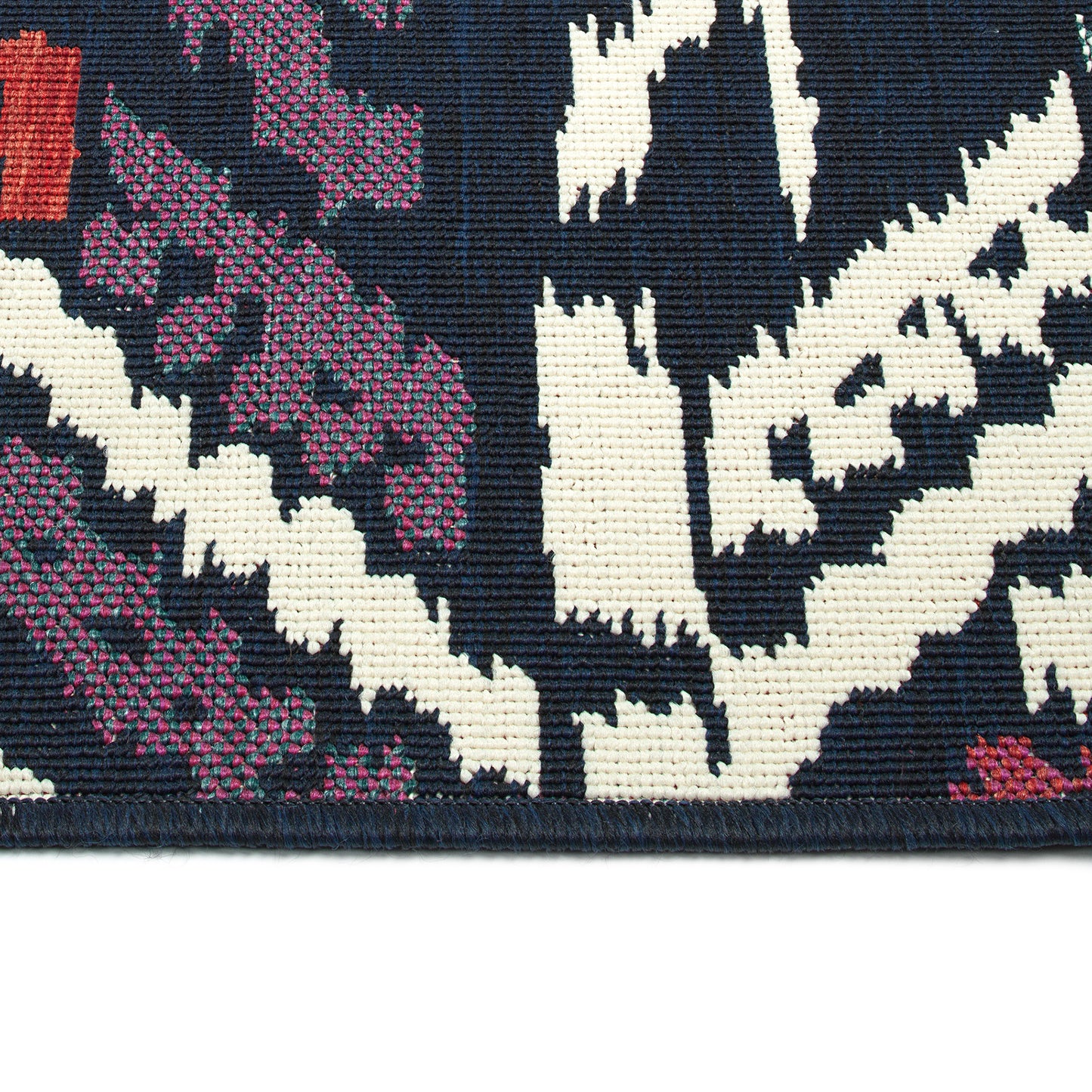Kaleen Bitki Collection Ivory Purple Throw Rug 1'11" x 3'7"