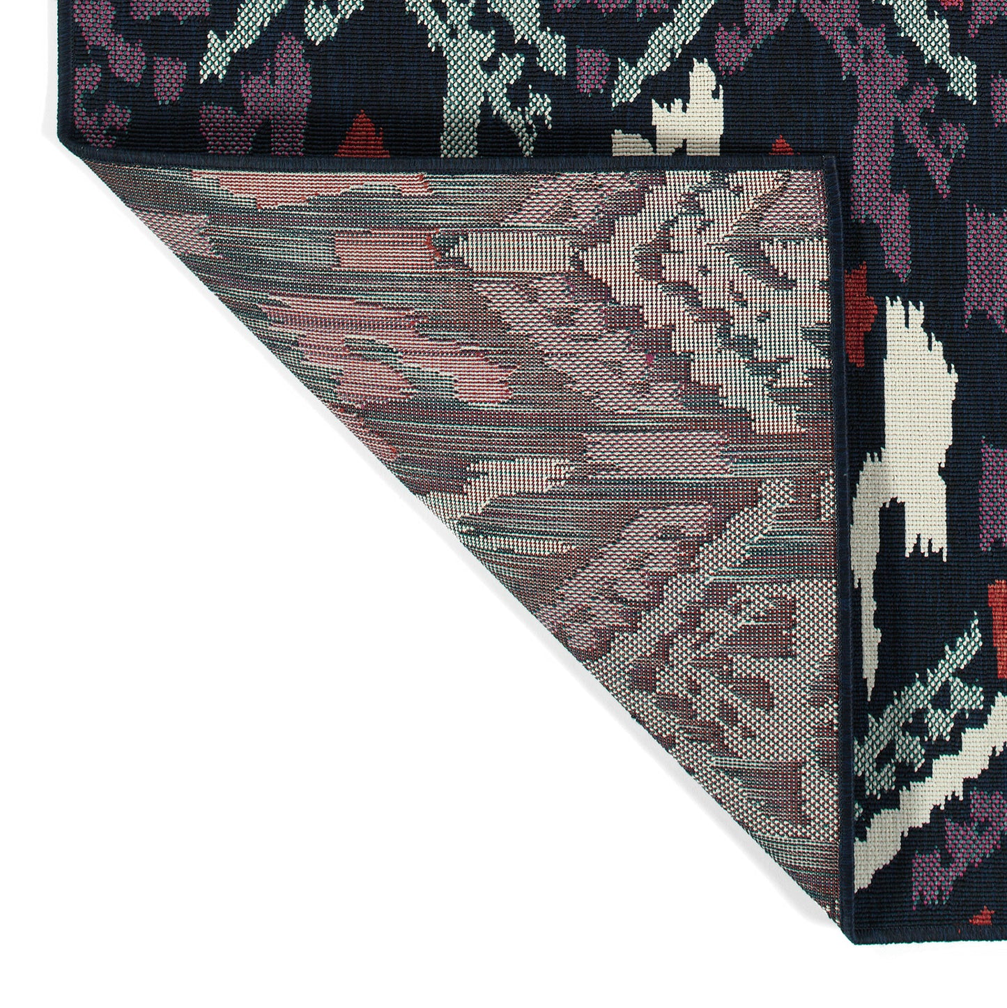 Kaleen Bitki Collection Ivory Purple Throw Rug 1'11" x 3'7"