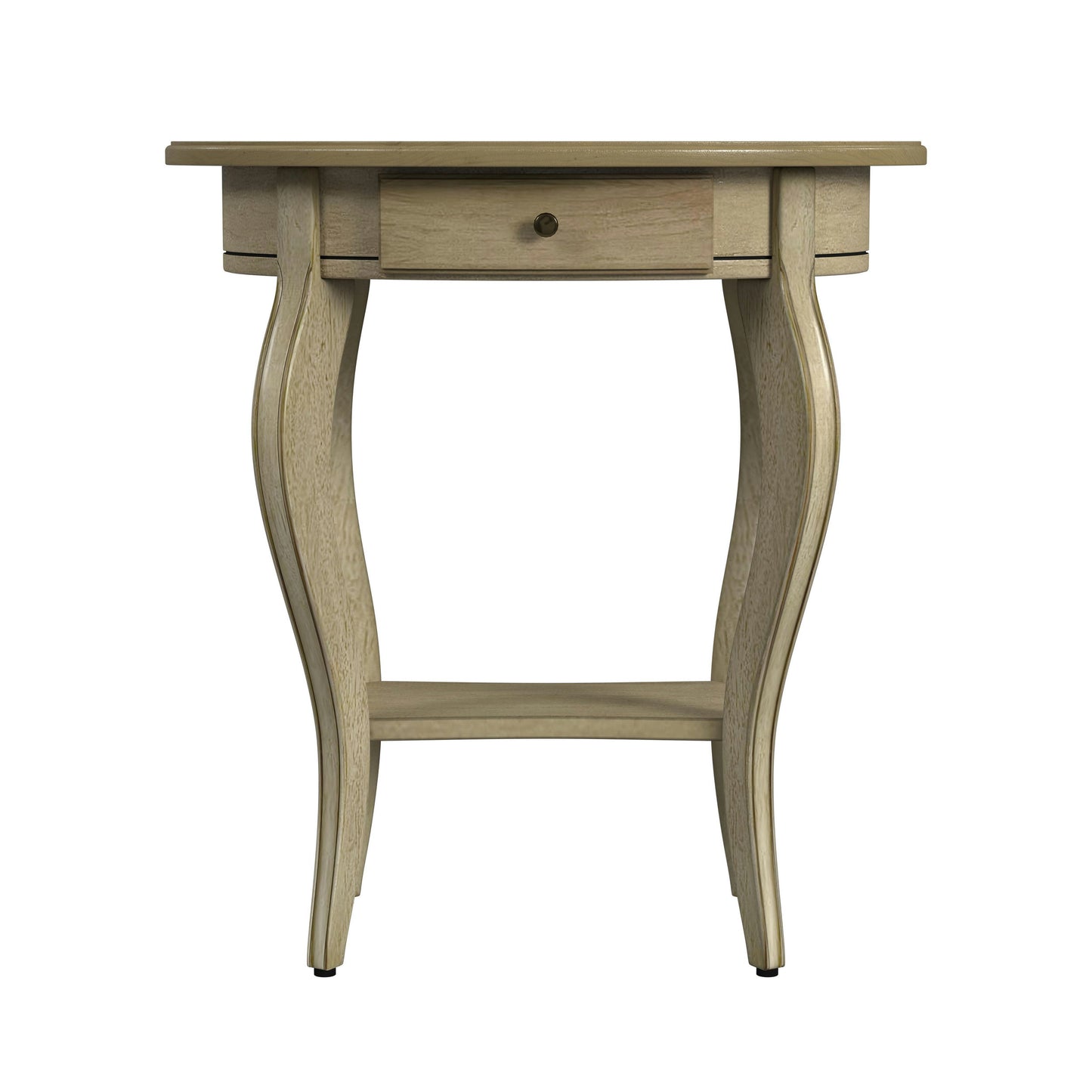 Butler Specialty Company, Jeanette Oval Wood Accent Table, Beige