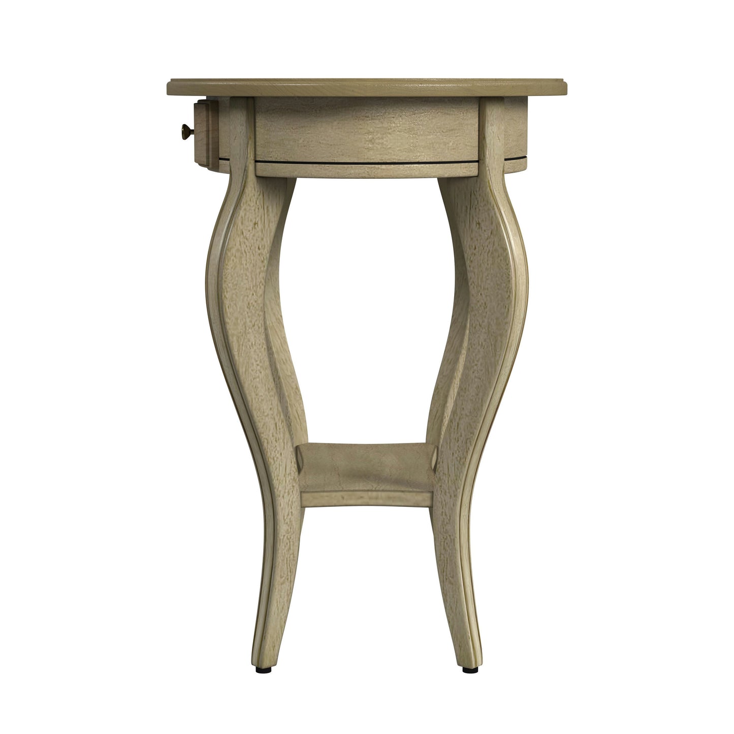 Butler Specialty Company, Jeanette Oval Wood Accent Table, Beige