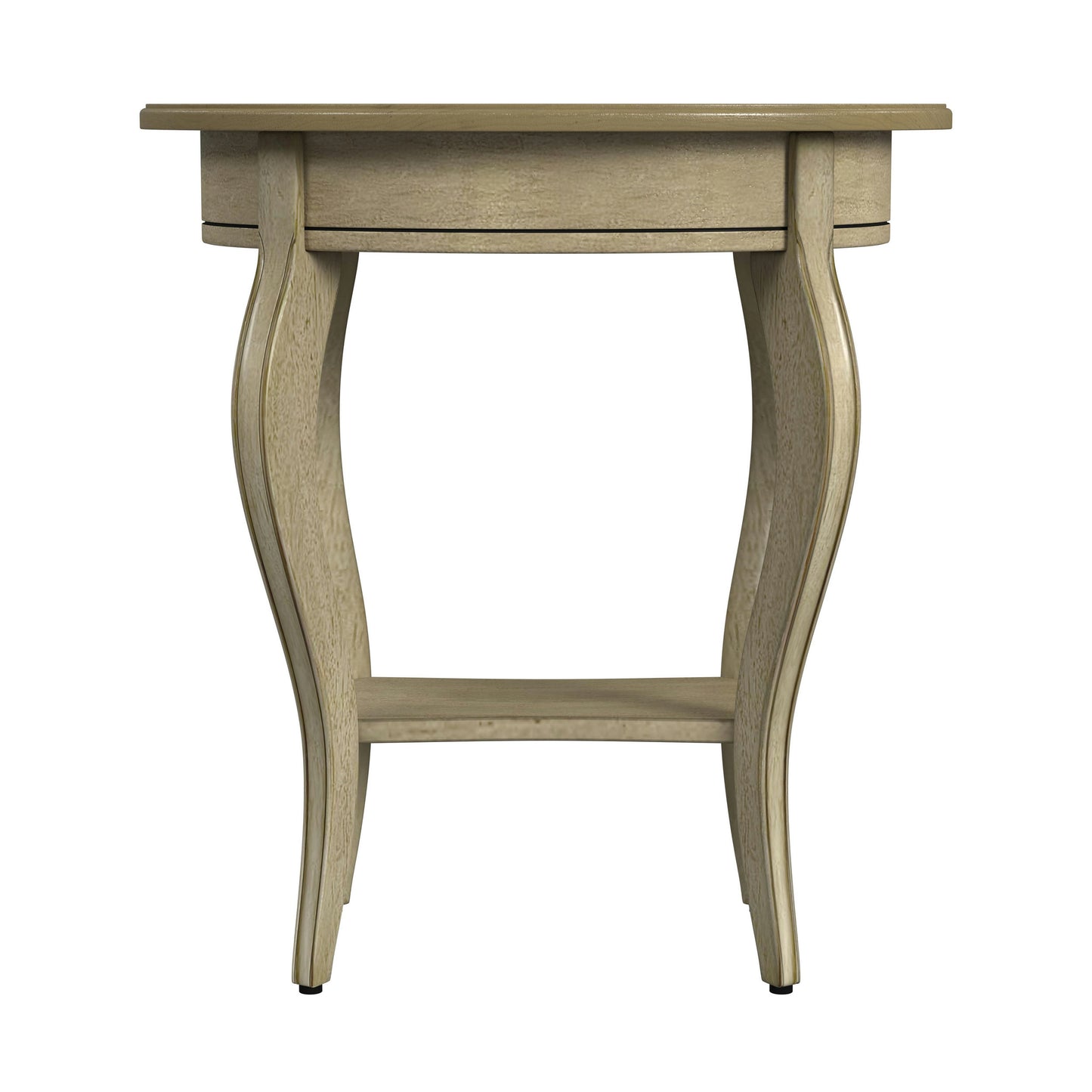 Butler Specialty Company, Jeanette Oval Wood Accent Table, Beige