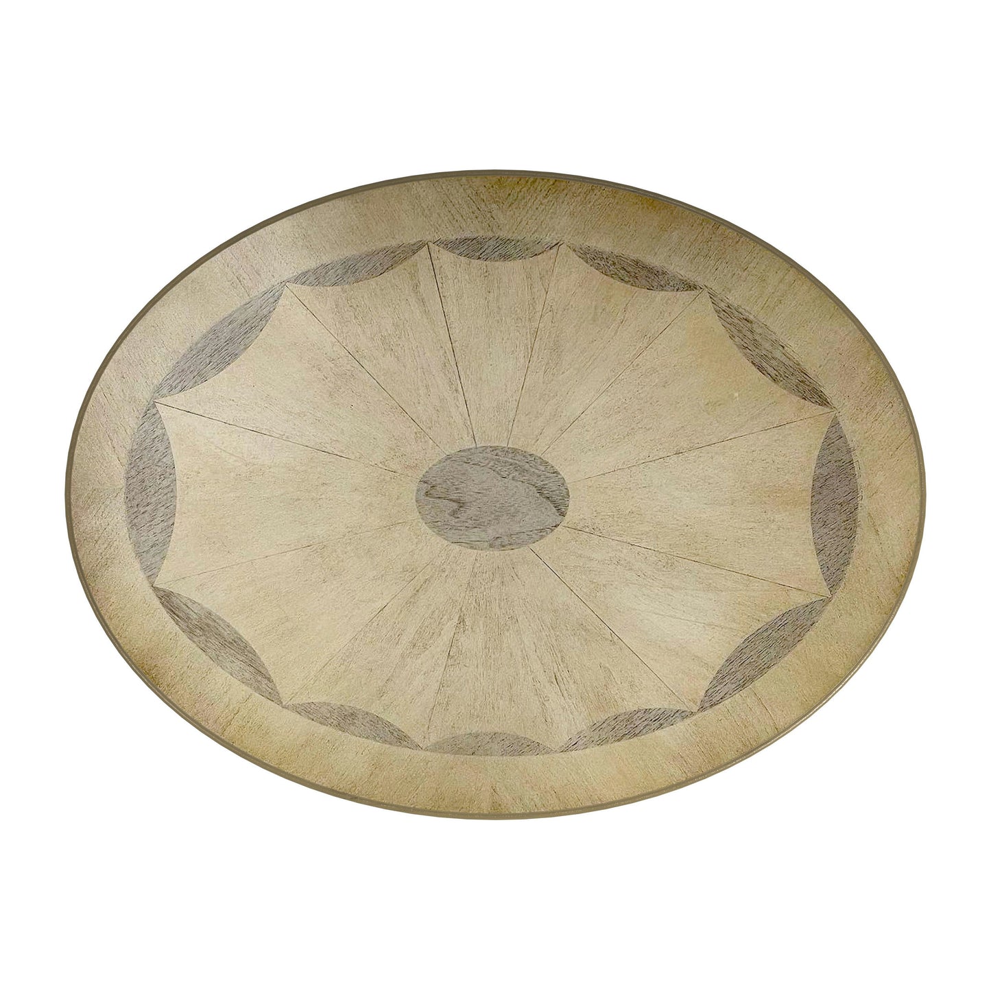 Butler Specialty Company, Jeanette Oval Wood Accent Table, Beige