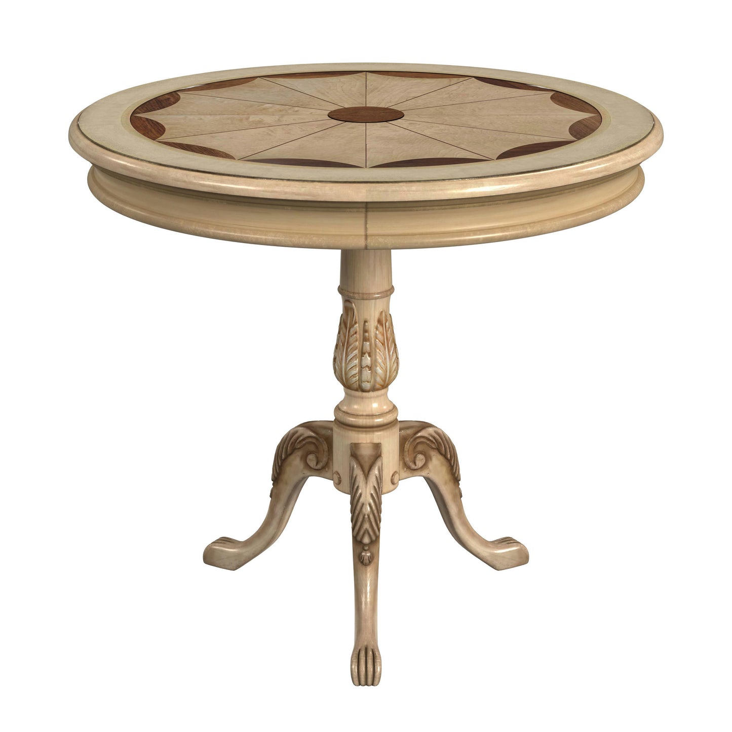 Butler Specialty Company, Carissa 30" Round Pedestal Foyer Table, Beige