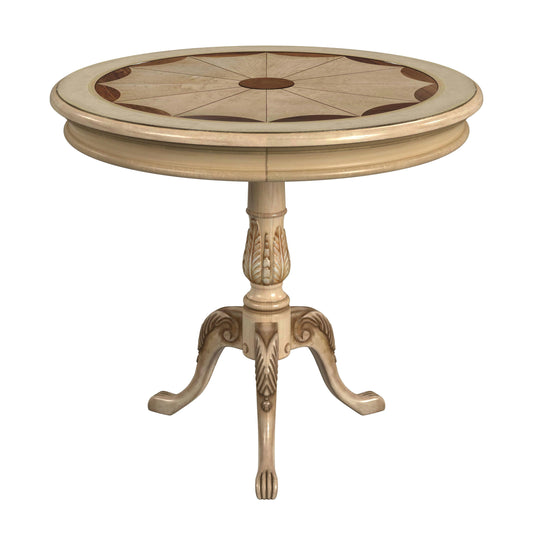 Butler Specialty Company, Carissa 30" Round Pedestal Foyer Table, Beige