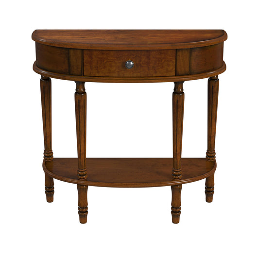 Butler Specialty Company, Mozart Demilune Console Table, Antique Cherry, Brown