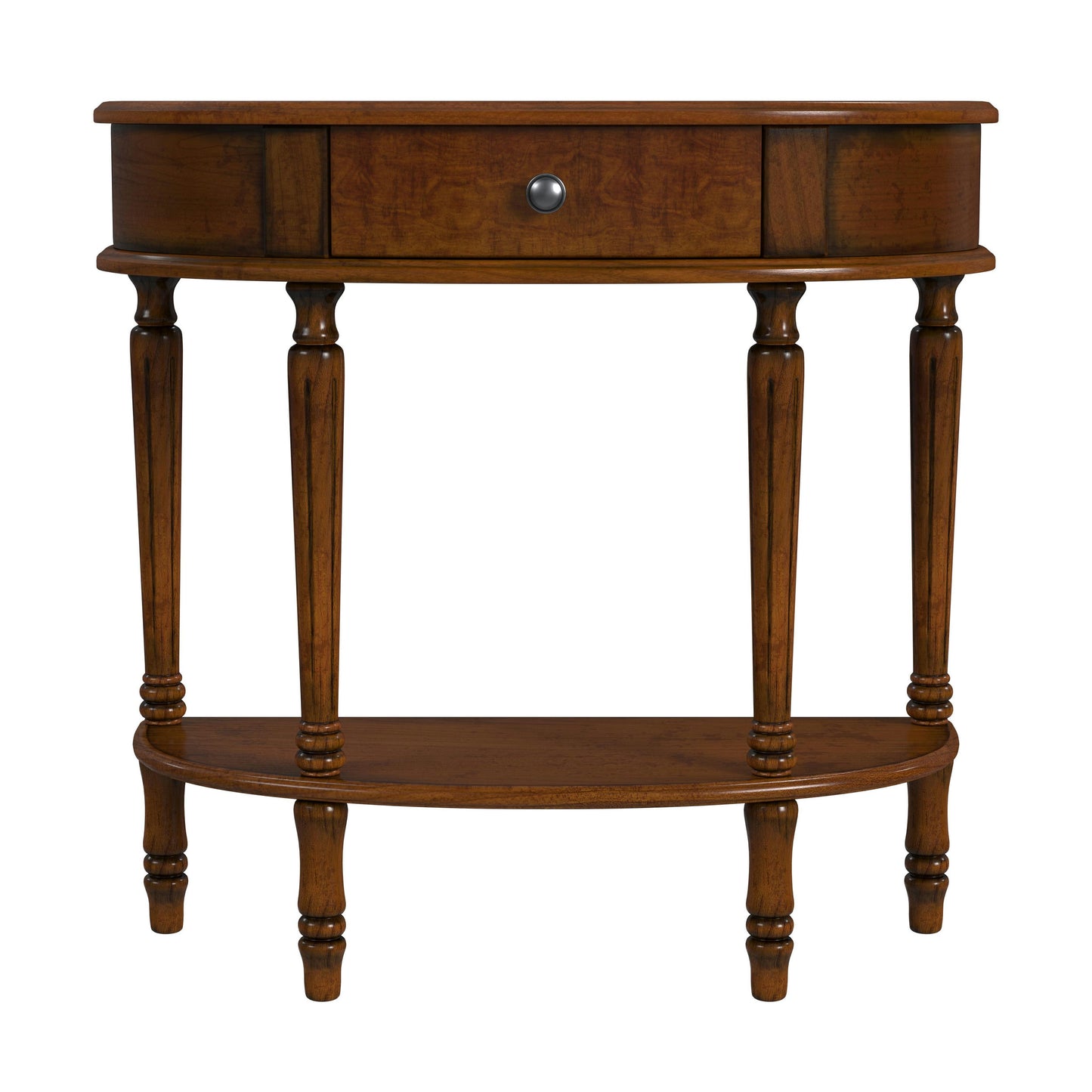 Butler Specialty Company, Mozart Demilune Console Table, Antique Cherry, Brown