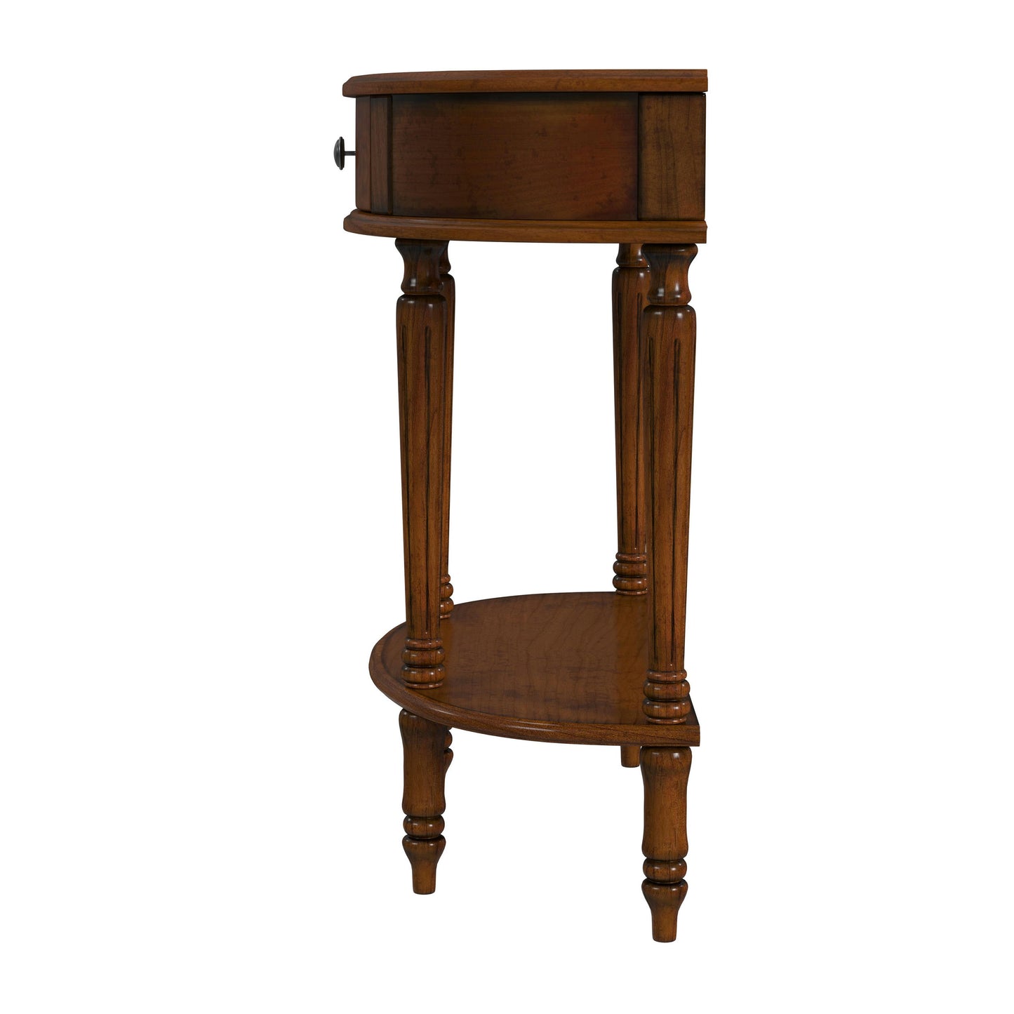 Butler Specialty Company, Mozart Demilune Console Table, Antique Cherry, Brown