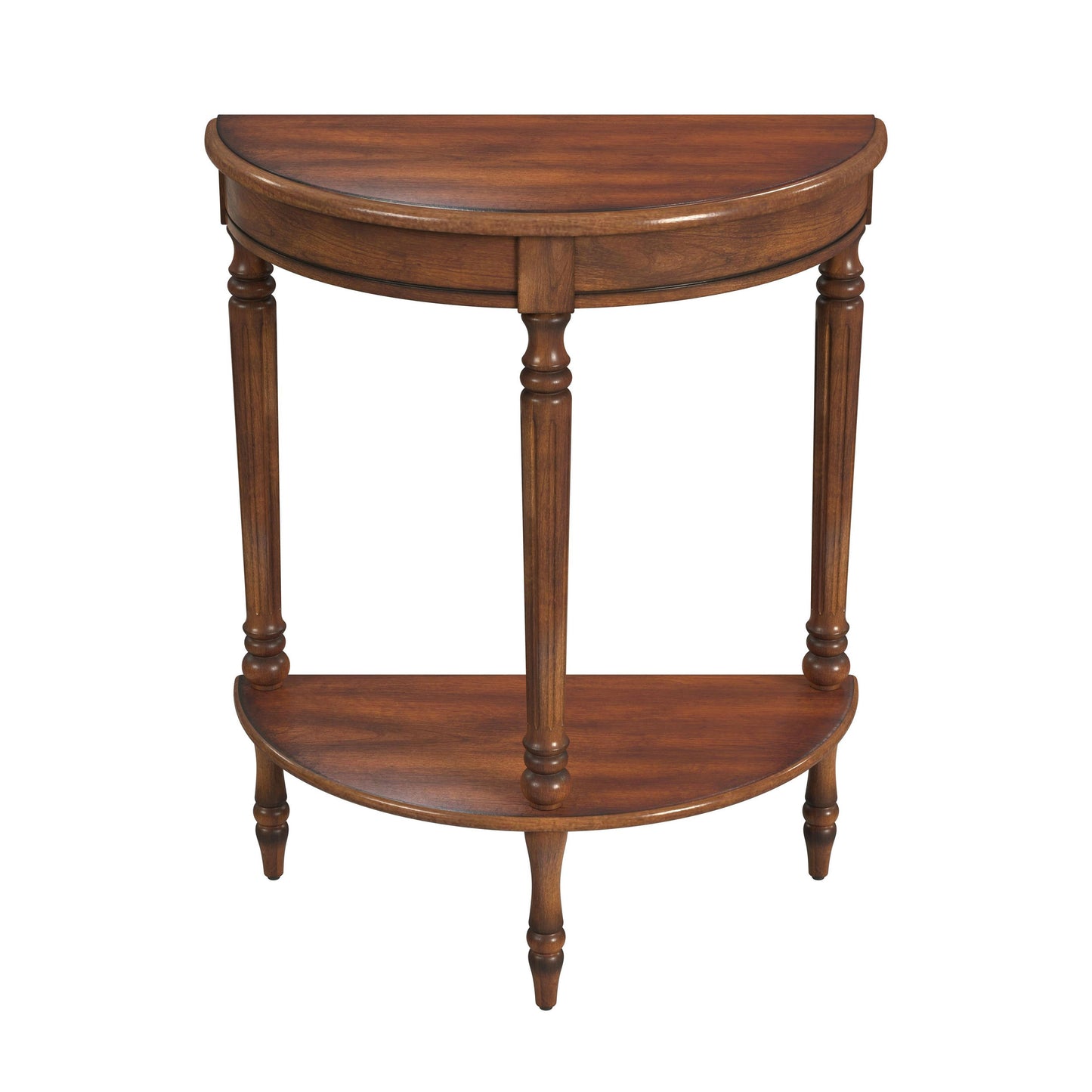 Butler Specialty Company, Bellini Demilune Console Table, Antique Cherry, Brown