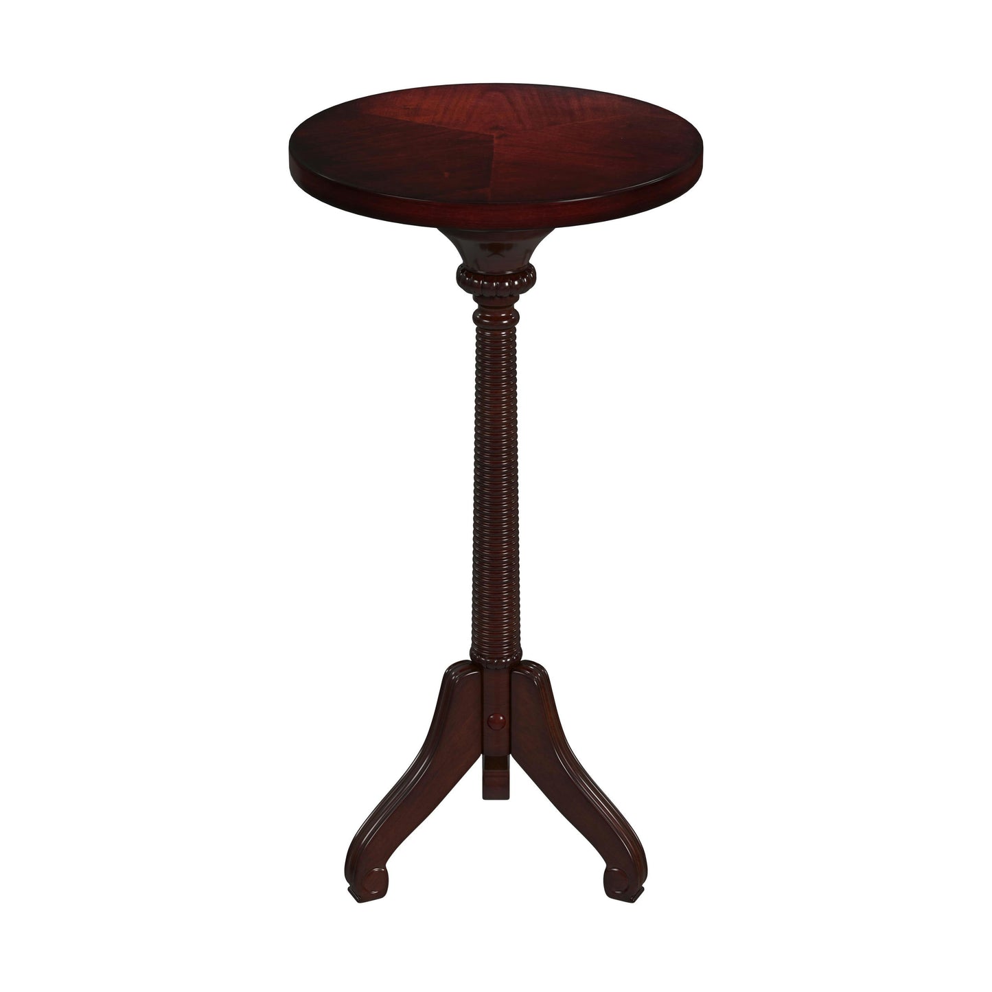 Butler Specialty Company, Florence Pedestal Accent Table, Cherry Brown
